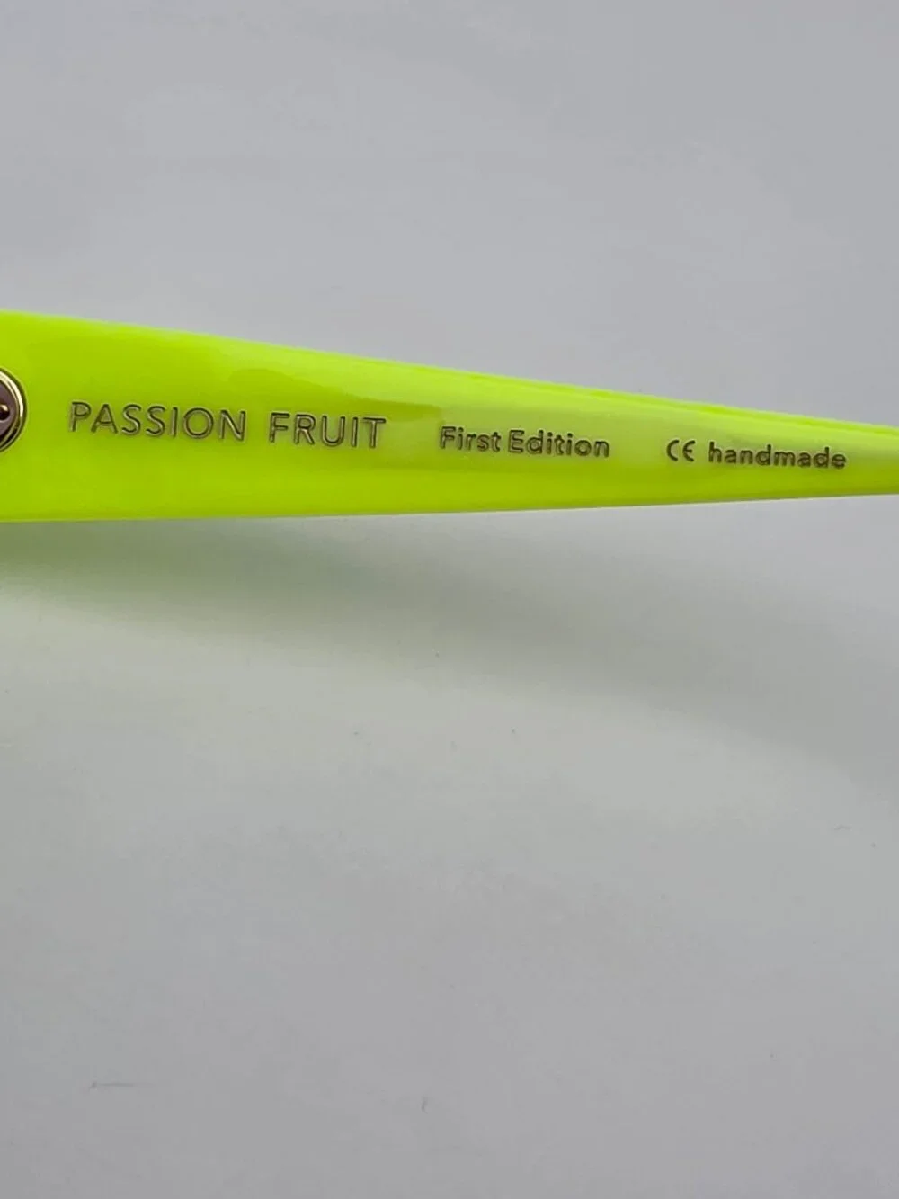 Apercu x Avry Passion Fruit First Edition Neon Green Frame Green Lens Sungalsses